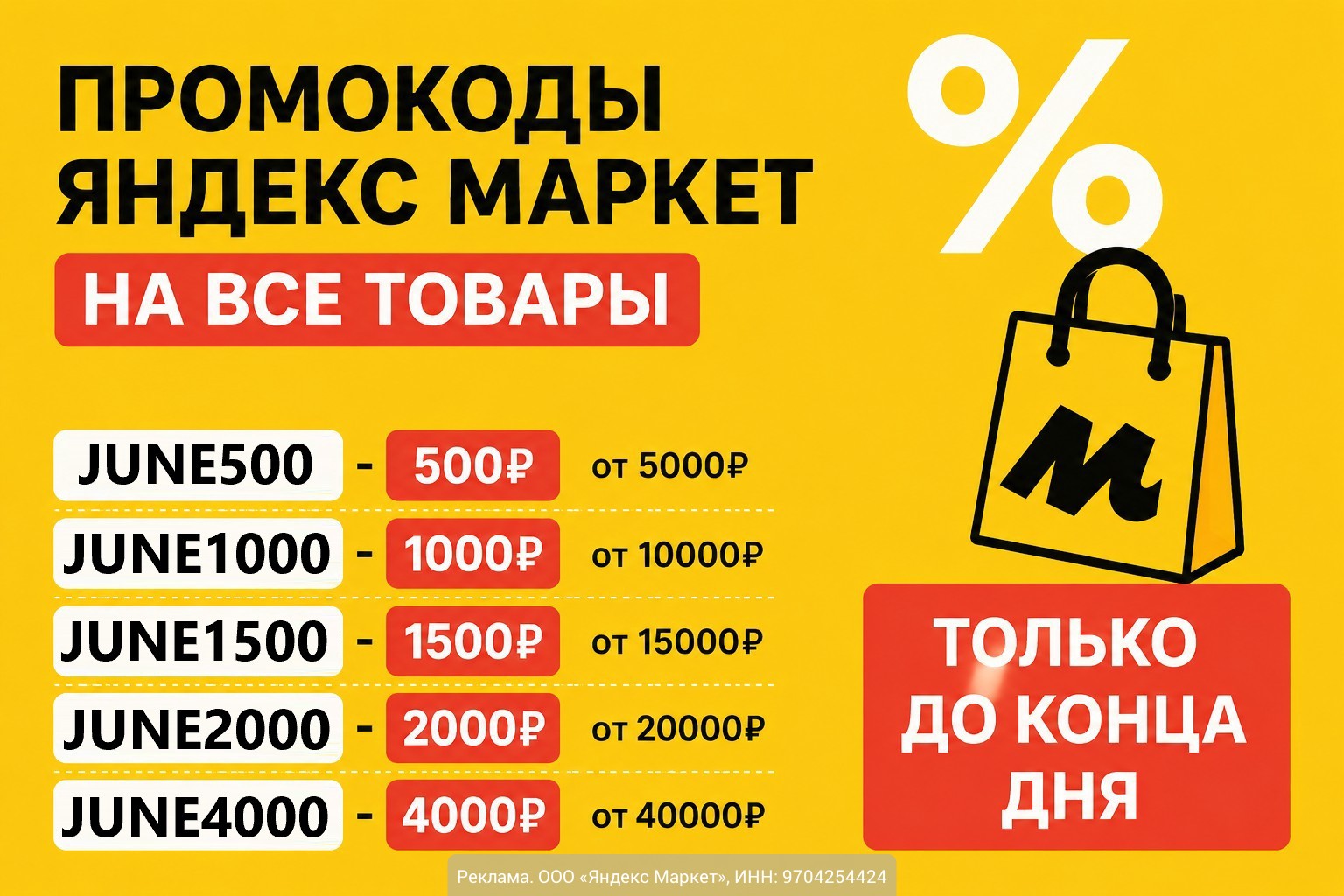 Заряженная среда и коды для ВСЕХ на Яндекс Маркет!